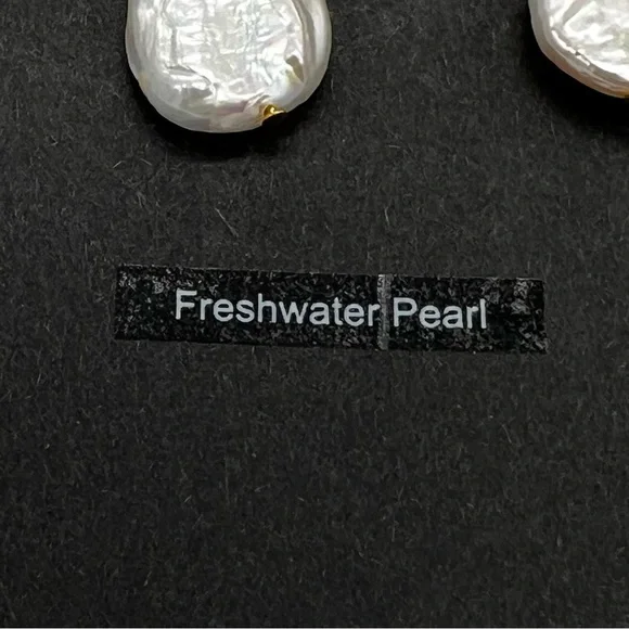 NWT J. Crew Cream Freshwater Pearl Dangle Earrings - Picture 4 of 7